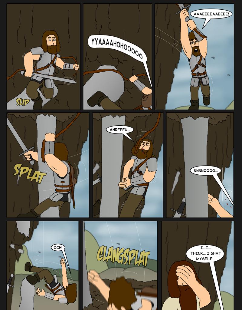 Tales From Somewhere - The Legend - Episode 82, Page 1: The things he does for his sword