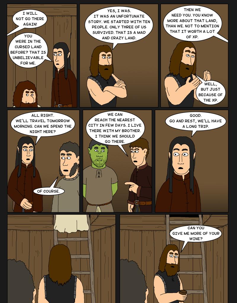 Tales From Somewhere - The Legend - Episode 88, Page 1: Wine before rest