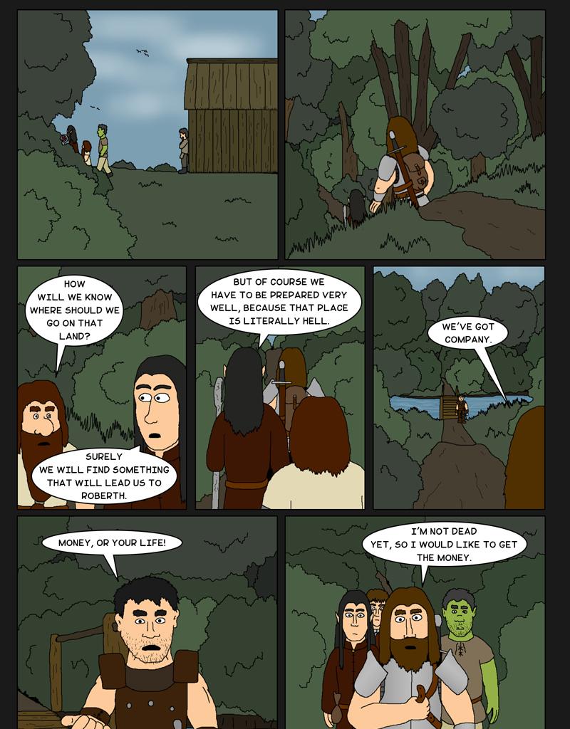 Tales From Somewhere - The Legend - Episode 89, Page 1: Money, or your life