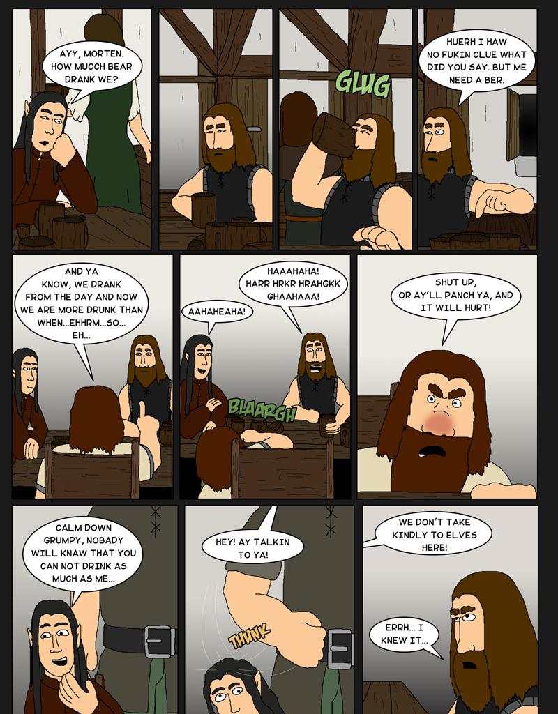 Tales From Somewhere - The Legend - Episode 95, Page 1: After a lot of beer