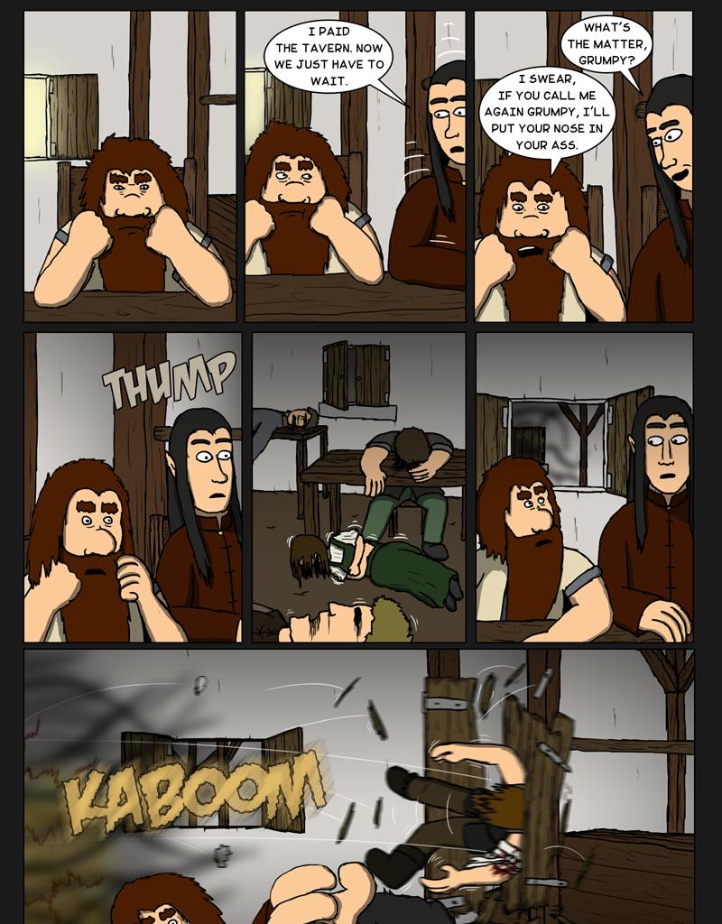 Tales From Somewhere - The Legend - Episode 104, Page 1: Grumpy dwarf