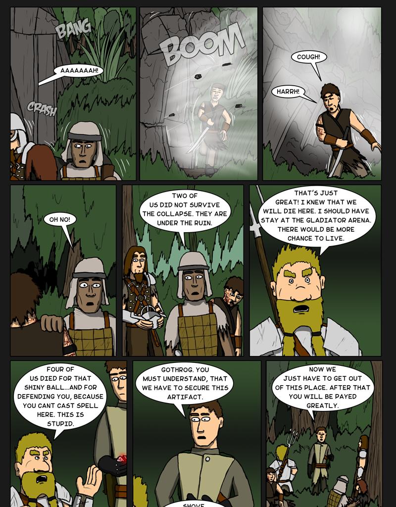 Tales From Somewhere - The Legend - Episode 113, Page 1: Getting out alive