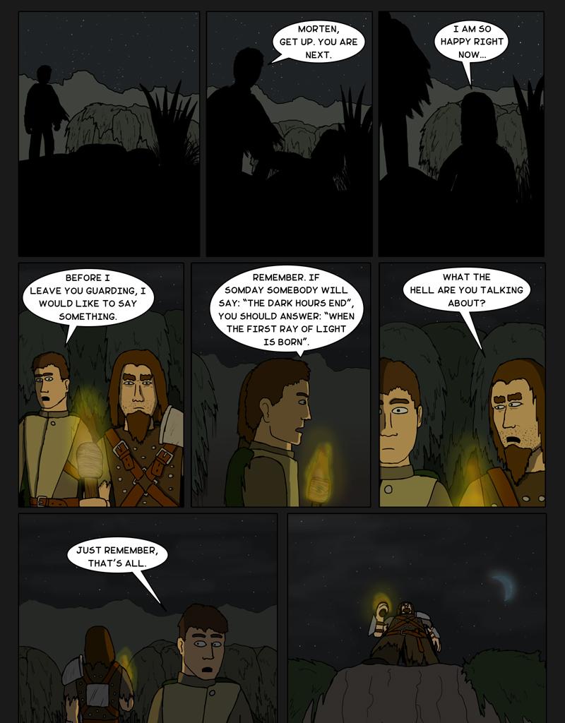 Tales From Somewhere - The Legend - Episode 115, Page 1: Guarding the night