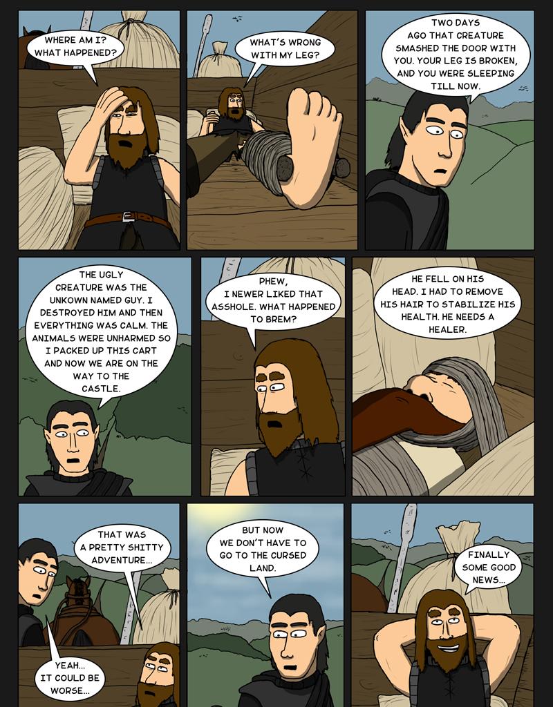 Tales From Somewhere - The Legend - Episode 117, Page 1: Some good news