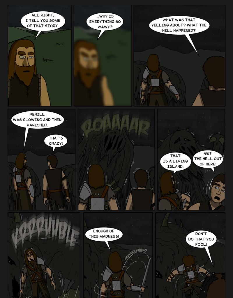 Tales From Somewhere - The Legend - Episode 119, Page 1: Living island in the Cursed land