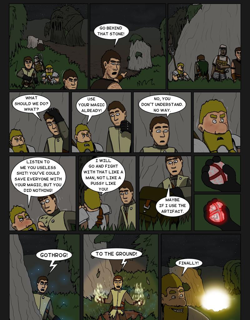 Tales From Somewhere - The Legend - Episode 122, Page 1: Using the artifact
