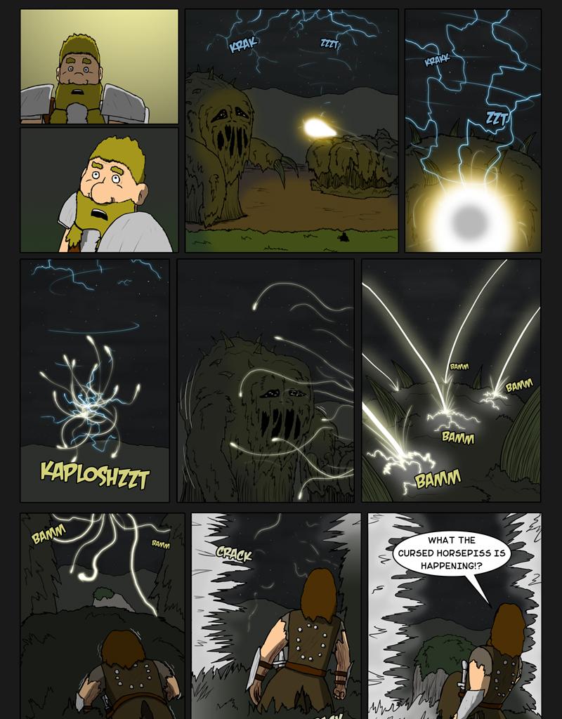 Tales From Somewhere - The Legend - Episode 124, Page 1: Magic failure