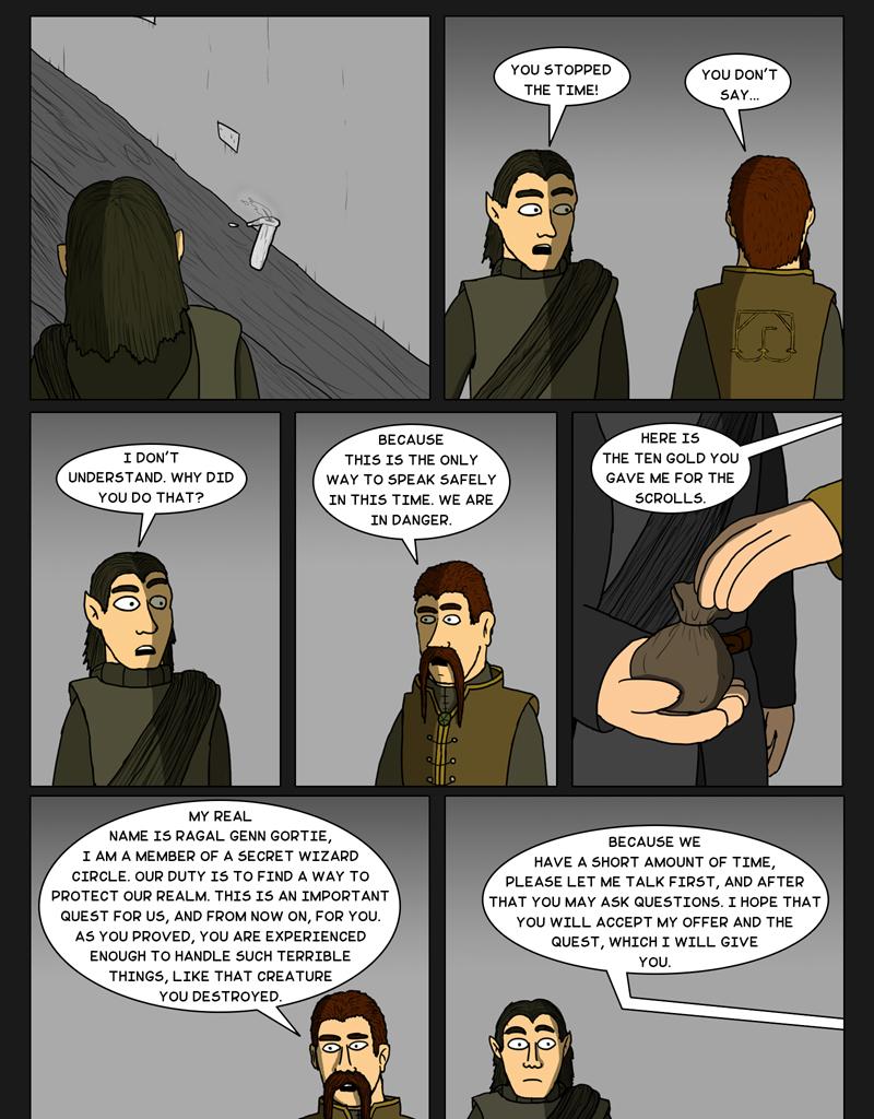 Tales From Somewhere - The Legend - Episode 134, Page 1: Stopping the time