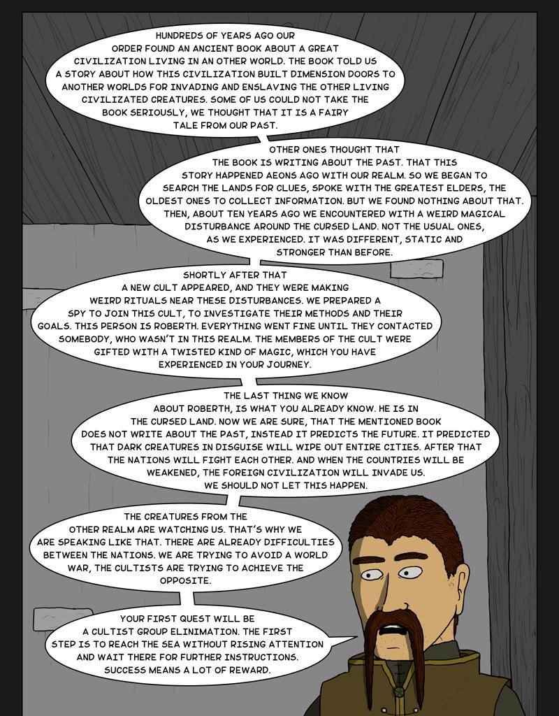 Tales From Somewhere - The Legend - Episode 135, Page 1: Giving a quest