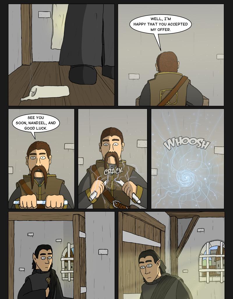 Tales From Somewhere - The Legend - Episode 137, Page 1: Teleporting to Somewhere