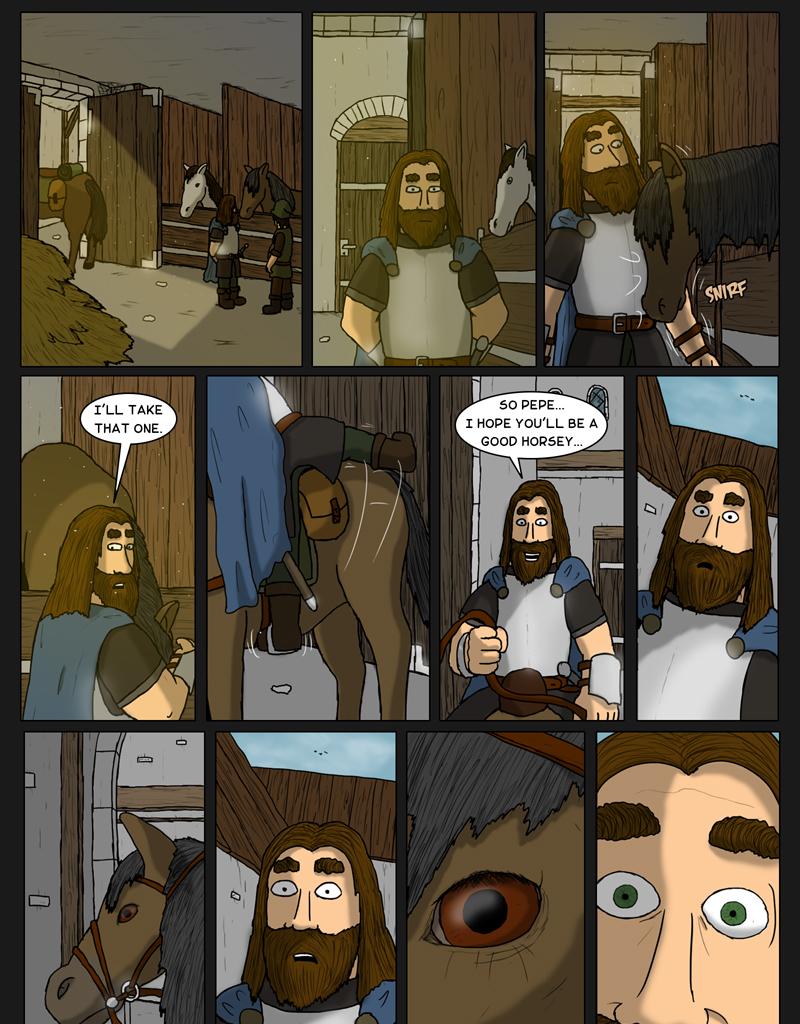 Tales From Somewhere - The Legend - Episode 139, Page 1: Let’s buy a horse