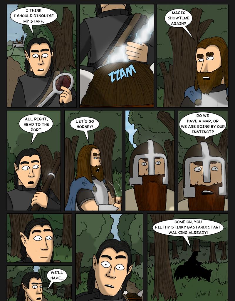 Tales From Somewhere - The Legend - Episode 141, Page 1: Traveling by instinct