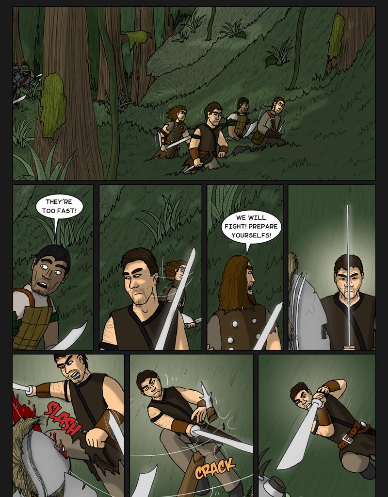 Tales From Somewhere - The Legend - Episode 146, Page 1: Running from orcs
