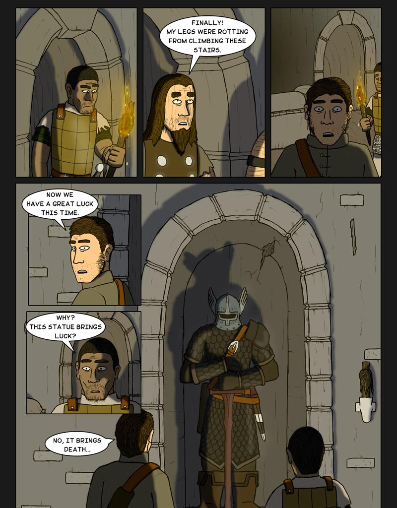 Tales From Somewhere - The Legend - Episode 155, Page 1: Deathbringer statue