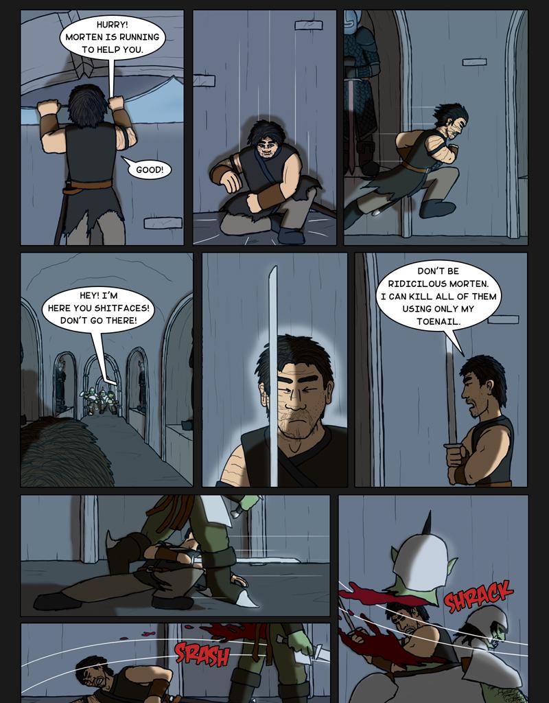 Tales From Somewhere - The Legend - Episode 161, Page 1: Overpowered warrior