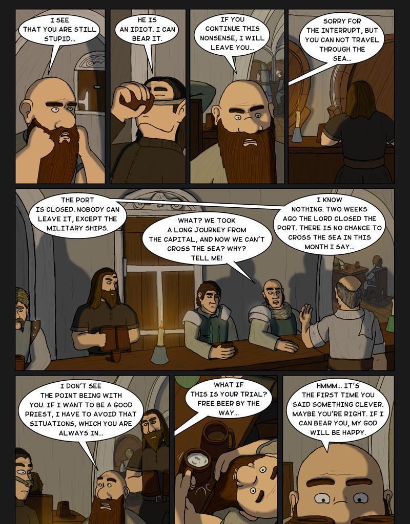 Tales From Somewhere - The Legend - Episode 173, Page 1: Beer helps making decisions