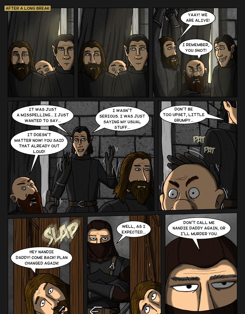 Tales From Somewhere - The Legend - Episode 185, Page 1: The plan changed again