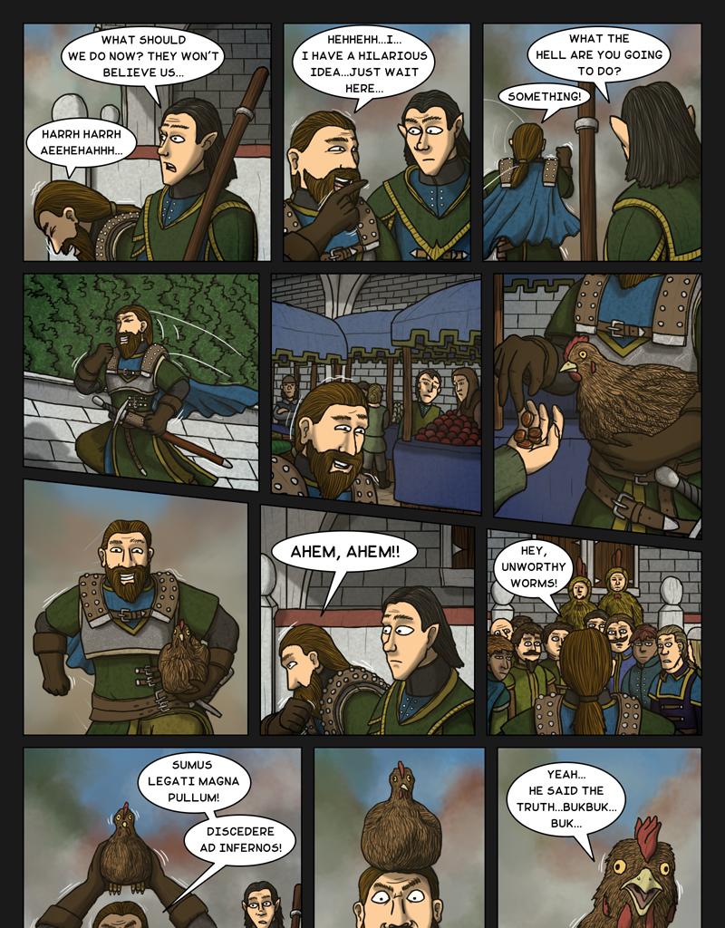 Tales From Somewhere - The Legend - Episode 187, Page 1: The ambassadors of the great chicken