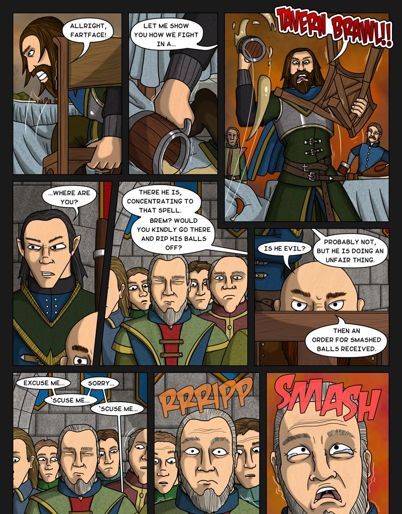 Tales From Somewhere - The Legend - Episode 194, Page 1: Tavern Brawl and Balls