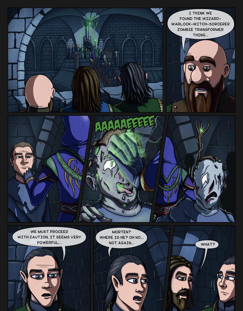 Tales From Somewhere - The Legend - Episode 219, Page 1: Wizard-warlock-witch-sorcerer