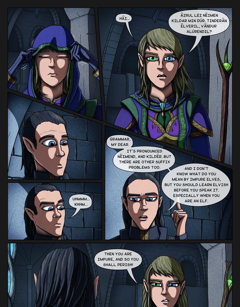 Tales From Somewhere - The Legend - Episode 222, Page 1: Impure grammar