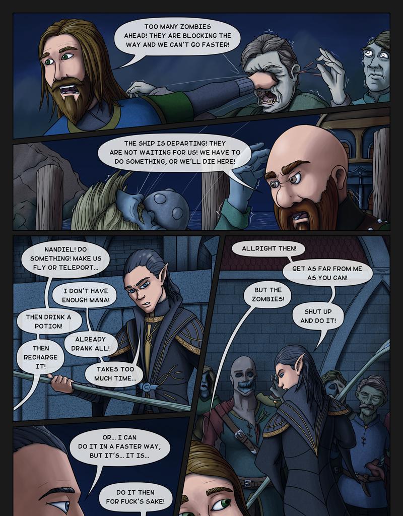 Tales From Somewhere - The Legend - Episode 234, Page 1: Missing the ship