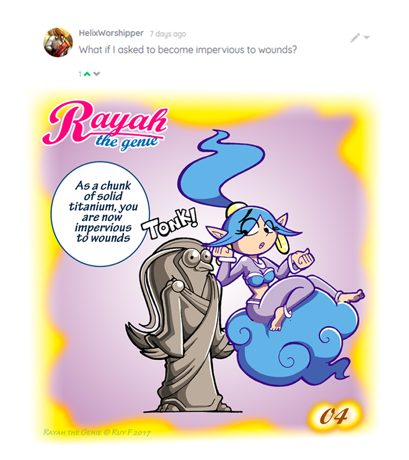 Rayah the Genie - Episode 5, Page 1: Wish No 04