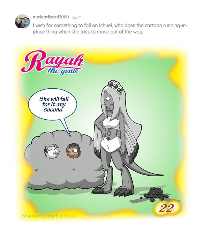 Rayah the Genie - Episode 23, Page 1: Wish No 22