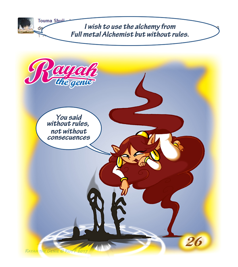 Rayah the Genie - Episode 27, Page 1: Wish No 26