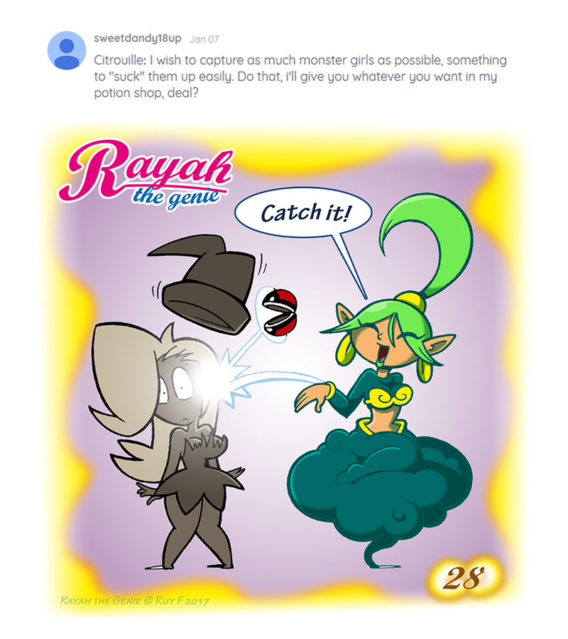 Rayah the Genie - Episode 29, Page 1: Wish No 28