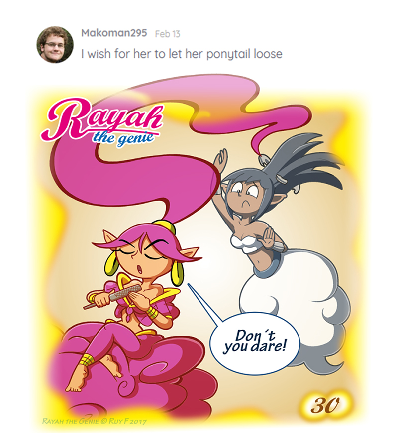 Rayah the Genie - Episode 31, Page 1: Wish No 30