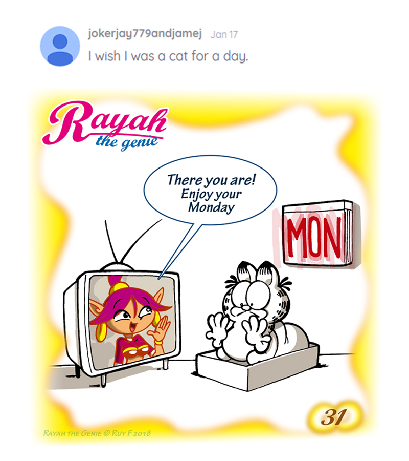 Rayah the Genie - Episode 32, Page 1: Wish No 31