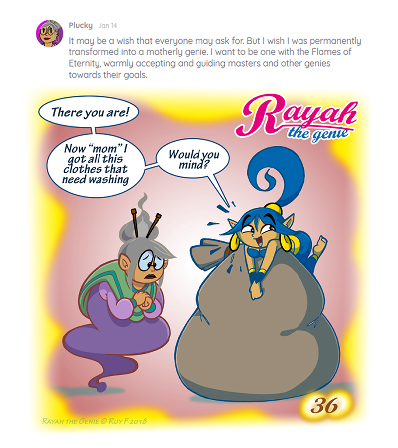 Rayah the Genie - Episode 37, Page 1: Wish No 36