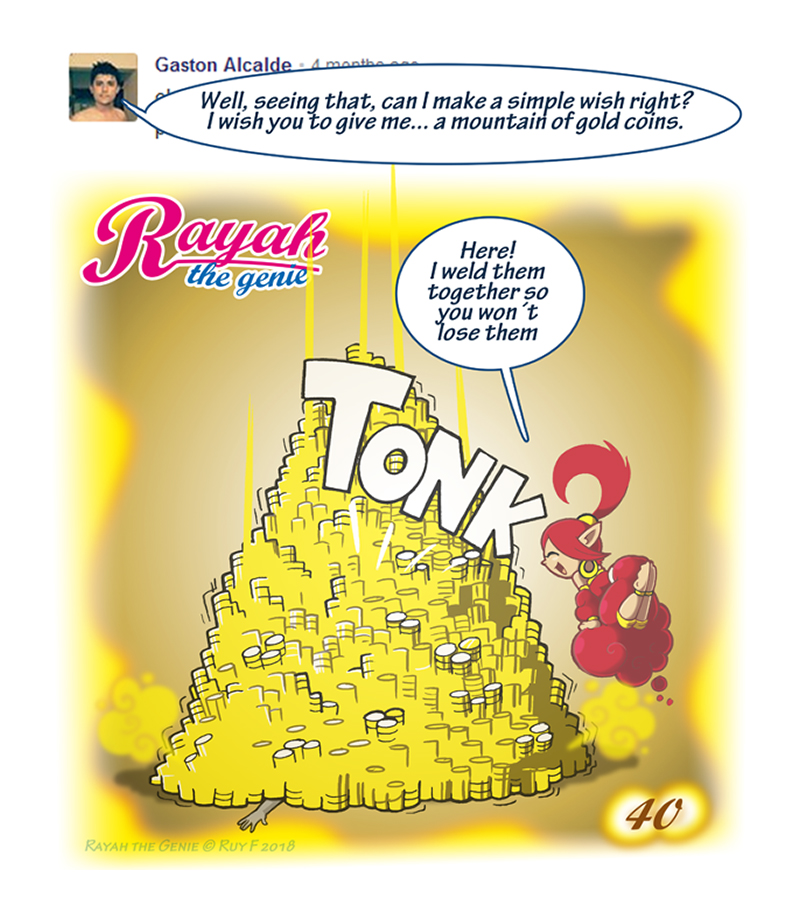 Rayah the Genie - Episode 41, Page 1: Wish No 40