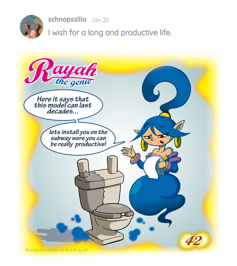 Rayah the Genie - Episode 43, Page 1: Wish No 42