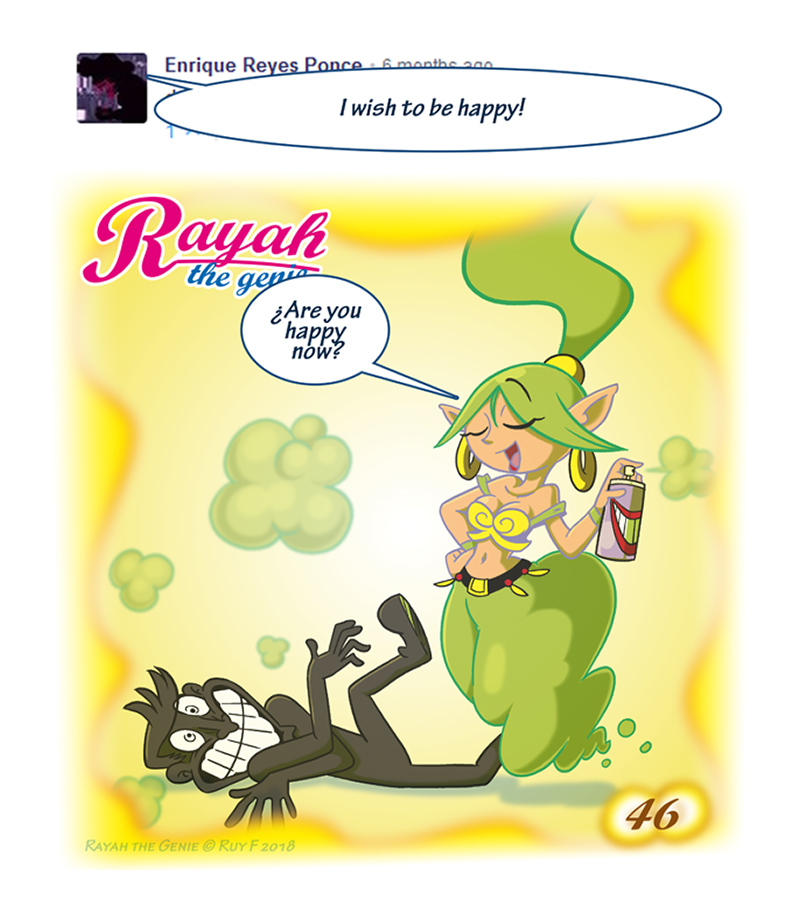 Rayah the Genie - Episode 47, Page 1: Wish No 46