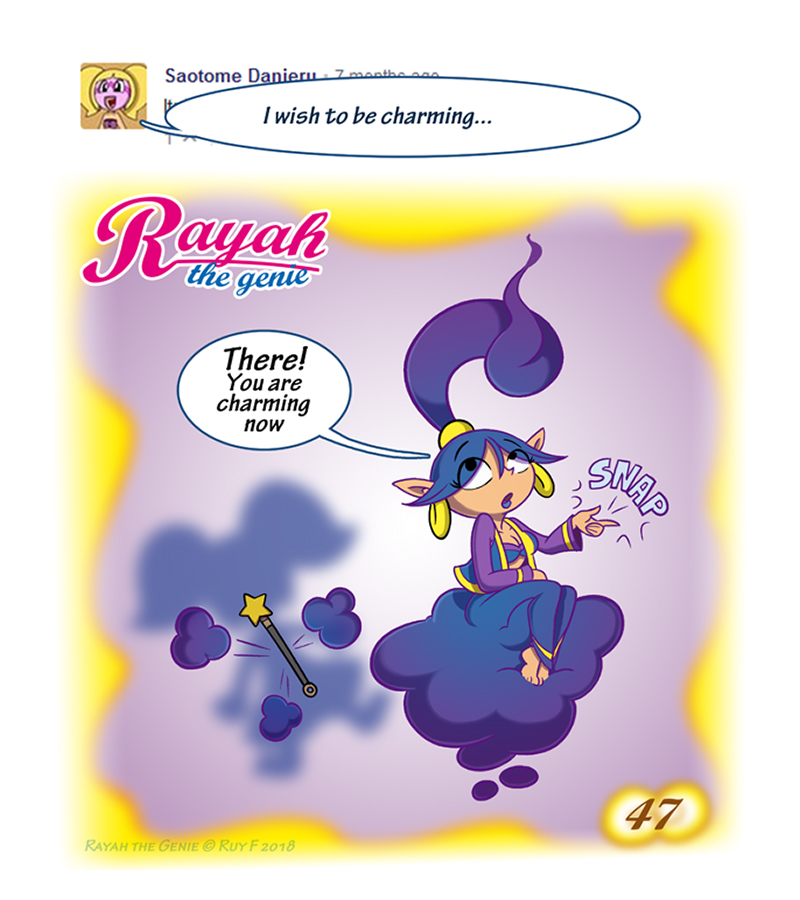 Rayah the Genie - Episode 48, Page 1: Wish No 47