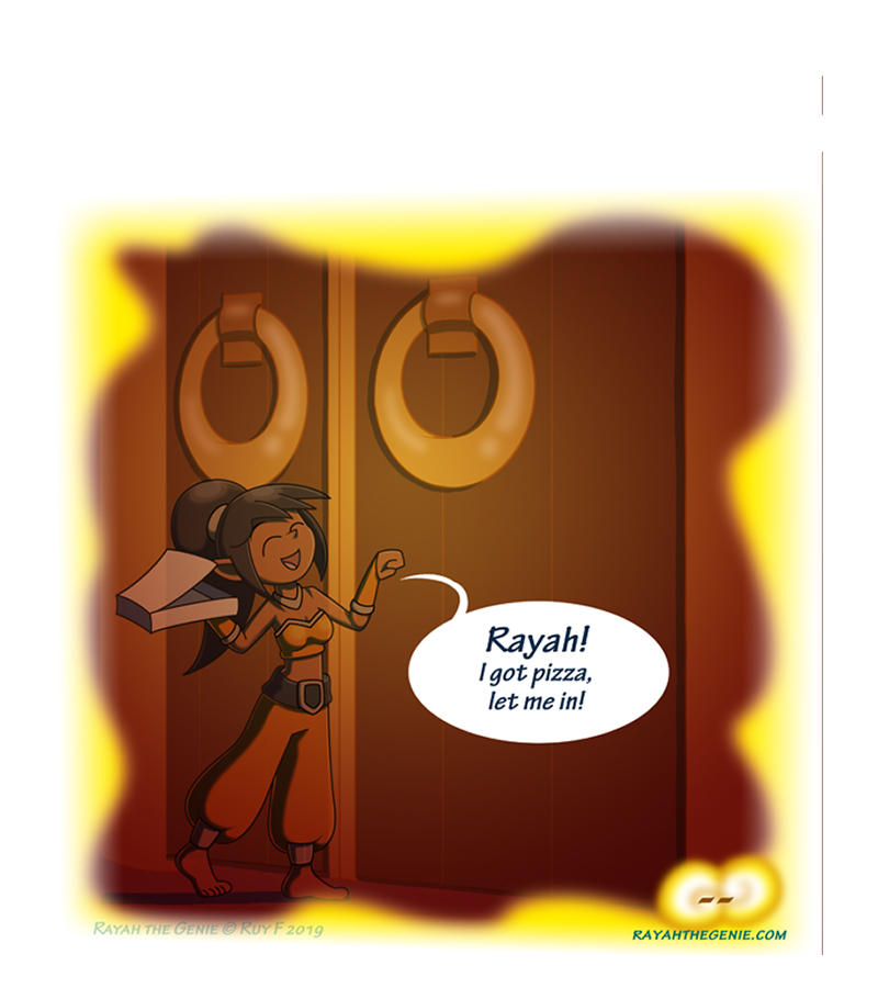 Rayah the Genie - Episode 113, Page 1: Nitzah the genie 02