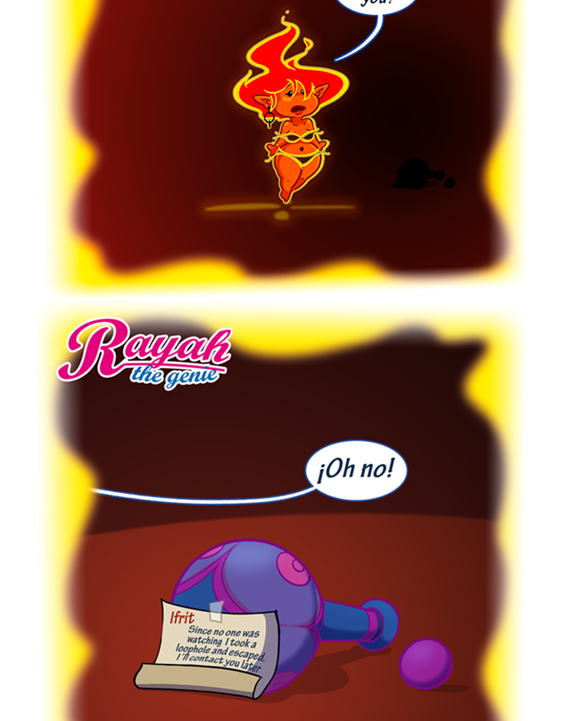 Rayah the Genie - Episode 201, Page 1: Rayah is Missing