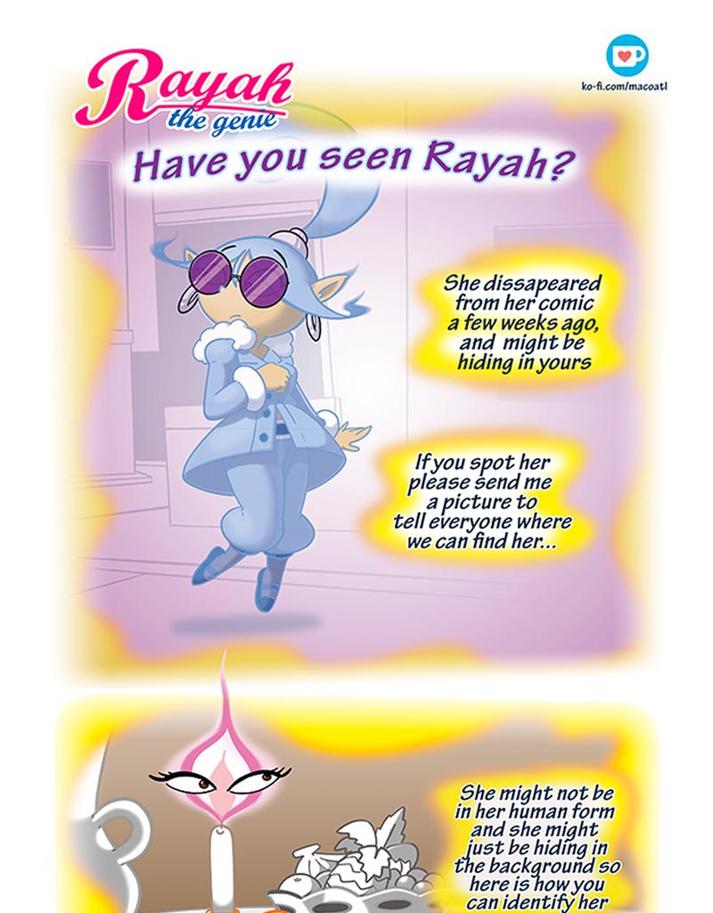 Rayah the Genie - Episode 202, Page 1: Rayah is Missing 02