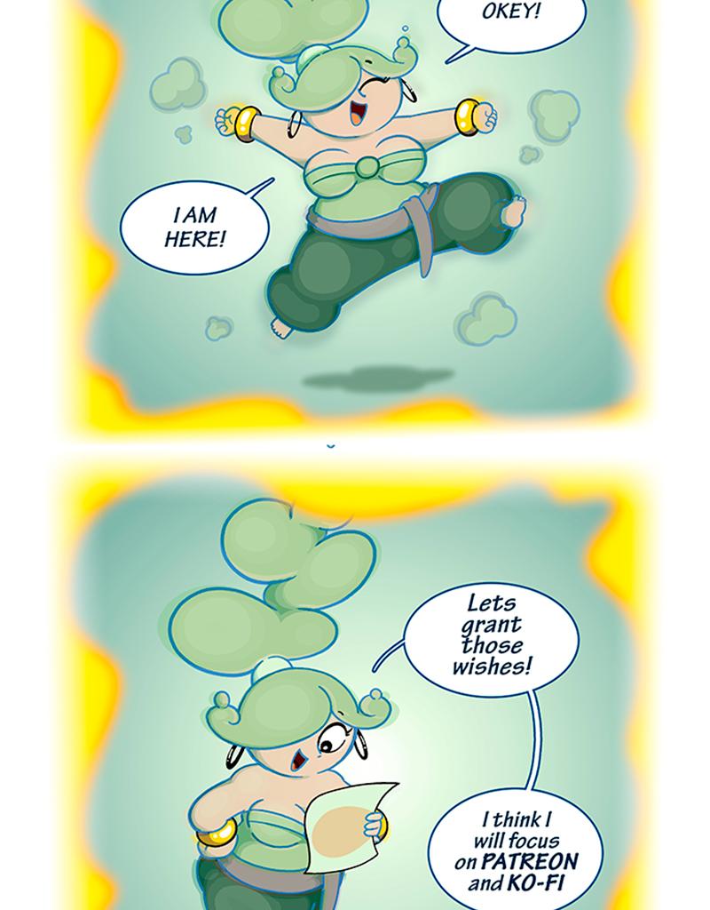 Rayah the Genie - Episode 203, Page 1: Rayah Returns