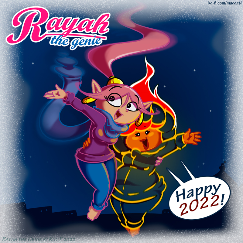 Rayah the Genie - Episode 226, Page 1: Happy 2022