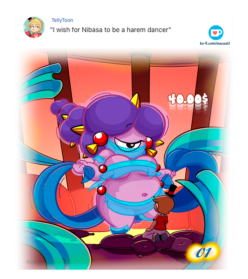 Rayah the Genie - Episode 300, Page 1: 1rst wish for Nibasa