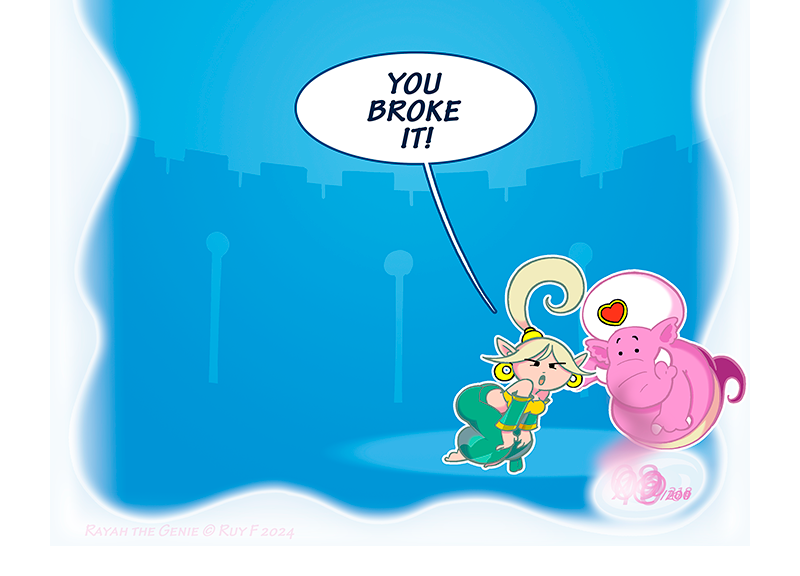 Rayah the Genie - Episode 348, Page 1: Rayah & Trunky 09