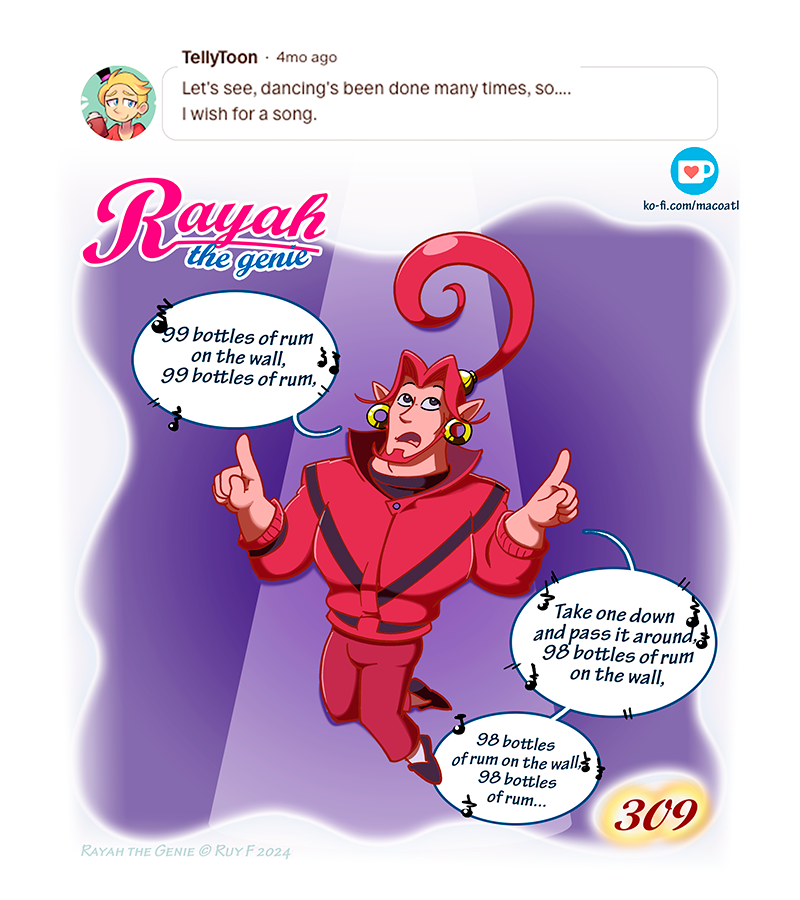 Rayah the Genie - Episode 356, Page 1: Singing