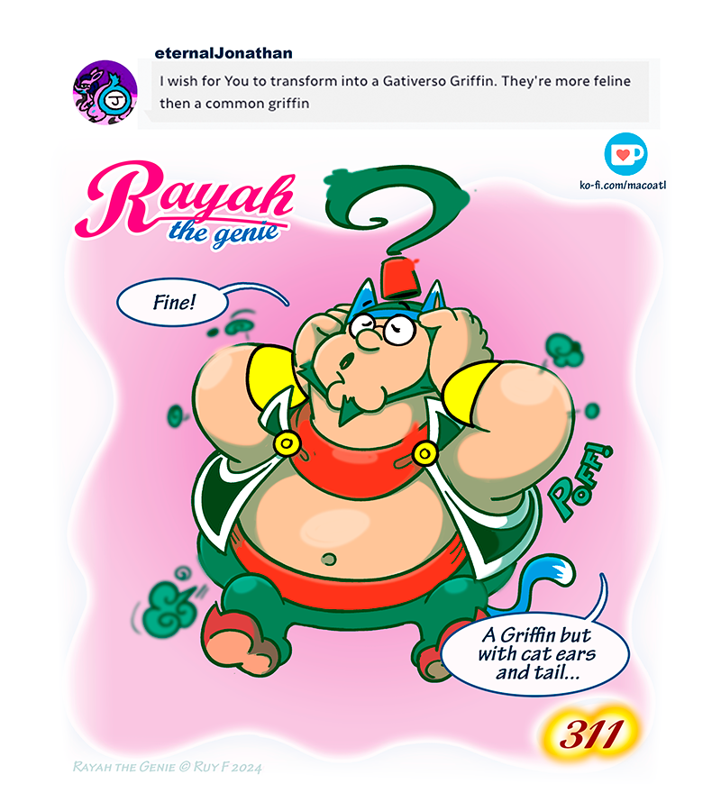 Rayah the Genie - Episode 358, Page 1: A Griffin