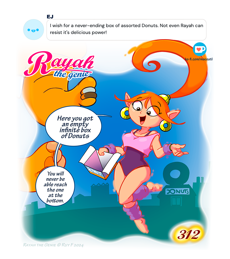 Rayah the Genie - Episode 359, Page 1: Infinite