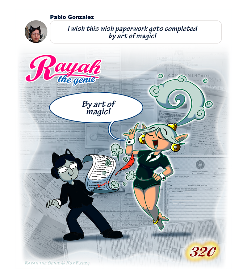 Rayah the Genie - Episode 366, Page 1: By Magic