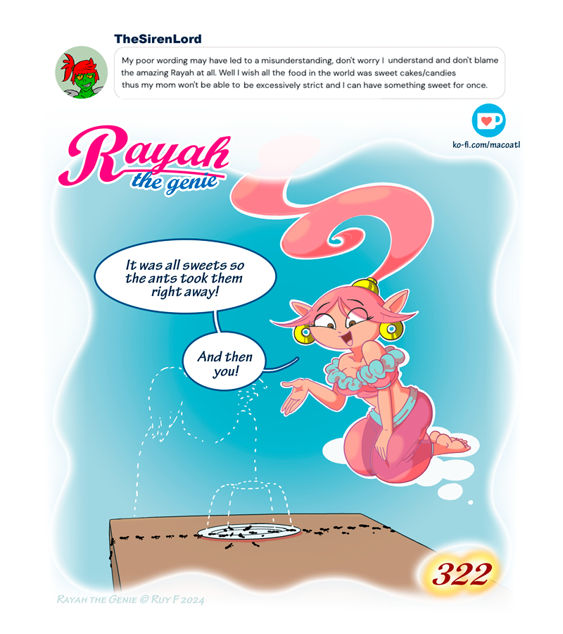 Rayah the Genie - Episode 368, Page 1: Sugar