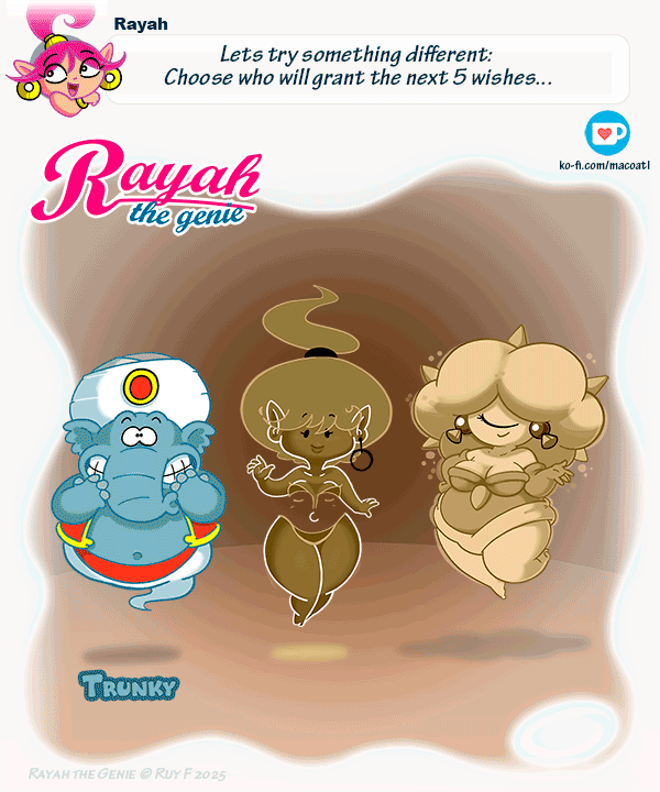 Rayah the Genie - Episode 377, Page 1: Something different